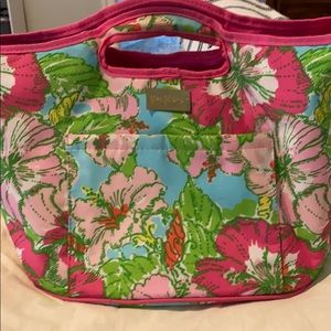 Lilly Pulitzer like new beach tote